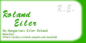 roland eiler business card